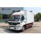 2 3 4T Foton Refrigerated Box Truck For Ice Cream Transport