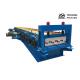 Metal Steel Floor Deck Roll Forming Machine Blue Color For Building Material