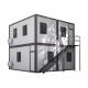 Low MOQ Modern Design Prefab Flat Pack Container House with Online Technical Support