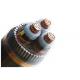 18 / 30KV 3 Core Armoured Electrical Cable / Power Cable Annealed Copper Conductor