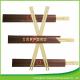 Chinese Moso Reusable Bamboo Chopsticks Natural Twins 24cm