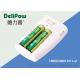 Delipow Portable 18650 Rechargeable Lithium Battery With Charger 2800mAh