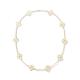 Van Cleef Vintage Alhambra necklace 10 motifs yellow gold round diamonds VCARA42300