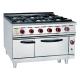 Commercial Restaurant Gas Cooking Equipment Heavy Duty NG/LPG Range Stainless Steel 176kg