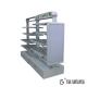 Material Steel Cosmetics Display Shelf For Salon Shop 45kg / Layer Capacity ODM