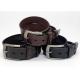 Genuine Men'S Luxury Leather Belts , Mens Reversible Leather Belt With Thick Thread Decoration