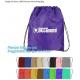 Custom Logo Printed ECO Nylon Polyester Foldable Shopping Bag With Snap Pouch,polyester drawstring gym bag Waterproof fo