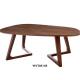 New style design iron imitating wood dinner table (YFCT05-N5)