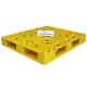 Light HDPE PP Injection Moulded Plastic Pallets 1500x1500mm Yellow