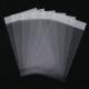 Self Adhesive HDPE LDPE OPP Plastic Header Bag OEM White Clear