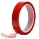 Red PET Adhesive Tape Colorful Film Acrylic Pressure Sensitive Adhesive B Grade