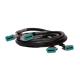 Black 300V Power Extension Wire Harness For Electric Vehicle