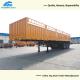 3 Axle 20FT & 40FT 60 Tons Container Side Wall Semi Trailer