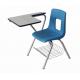 Navy Blue High School Desk Chair Combo , Anti Corrosion Student Table Chair