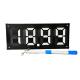 Manual Price Adjustment, Reflective And Transparent Fuel Price Display Panel Of Gas Station