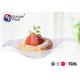 ISO9001 Transparent Non Washing Disposable Dessert Dishes With Handel