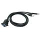 Dual Mount panel Computer Data Cable USB 3.0 Female Water Resistant Panel For Vehicles