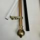 Gold 22 Inch Luxury 0.35mm Steel Pipe Curtain Rods