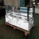 Ultra Clear Glass 2.0m Showcase Cake Chiller For Cake Display Ink Painting Marble
