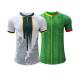 Mali & Ivory Coast Fan Edition Jerseys Permeable Quick Dry White Green Blue Color