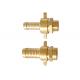 Three Piece Brass Hose Fittings , Brass Hose Connector Easy Connection