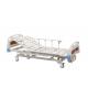 Al - Alloy Handrails Manual Hospital Bed With 4 Double - Side Silcent Wheels
