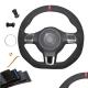 VW Golf 6 GTI MK6 Polo Scirocco R Passat R-Line Soft Suede Steering Wheel Cover 2015-2016