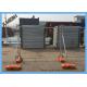 Hot Dipped Galvanized 2.1m X 2.4m Temporary Mesh Fencing With Concrete Filled Plastic Feet