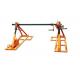 Line Stringing Cable Drum Lifting Jacks ,  7T Hydraulic Cable Jack With Motor