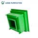 695 × 695 × 430 One Time Injection Green ABS HEPA Box With PAO Dusty Entry