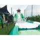 Professional Hippo Giant Inflatable Water Slide Customized Size With Water Pool