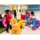 Hansel outdoor amusement park for sales kids plush toys stuffed animals on wheels
