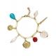 925 Sterling Silver Bracelet Nautical Starfish Beach Marine Life Charm Anklet For Women Link Ankle Bracelet