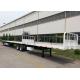 60T Double Interlink FlatBed Container Carrier Trailer ,60 Foot Step Frame Trailer