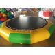 Big Floating Inflatable Water Trampoline , Multi Color Outdoor Inflatable Water Park