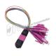 OM4 LC MPO Fanout Cable LSZH 3.0mm 12F ribbon fiber optic cable