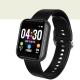 2.5D Glass Full Touch Screen Smartwatch Ip68 , 1.3in Smart Heart Rate Wristband