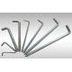 Silver Color L Type Metal Screw Hooks For Hanging Easy Installation