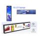 Stretched Bar 32 LCD Advertising Display With Auto Loop Play Function