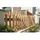 Durable Solid Plastic Garden Fence Panels , Balcony / Corridor Composite Wood Fence Boards