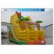 Jungle Fun Inflatable Water Slide Bounce House / Inflatable Jumping Castle For Party