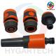 Garden Click Quick Connect Coupling Plastic Hose Nozzle Water Spray Gun Car Washer And Horticulture