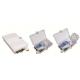 Plastic fiber optical distribution box,191X120X44mm,wall-mounted,IP65,4pcs adaptor or 1x4 splitter