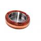 Bi-wood round wood Ashtray with steel plate