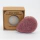 Natural French Red Clay Konjac Sponge For Skin Care Cleaning Face Body