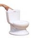 White Baby Potty Toilet with EN71 Test Certification - Printed Design