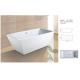 Modern Bathtub,Acrylic bathtub white color,Bathtub, seamless Bathtub. HK-7042 Size:170X80X62CM