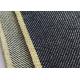 Hemming Gold Mens Selvedge Denim Fabric , Japanese Raw Denim Fabric Yarn Dyed