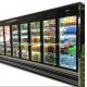 Commercial Multideck Open Chiller Supermarket Showcase With Glass Door