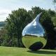 High Anti-Corrosion Mirror Polished Stainless Steel Tear Sculpture In UK